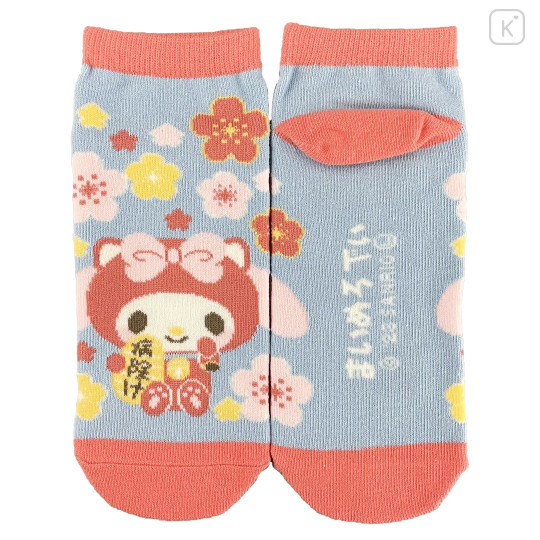 Japan Sanrio Socks - My Melody : Lucky Cat - 1