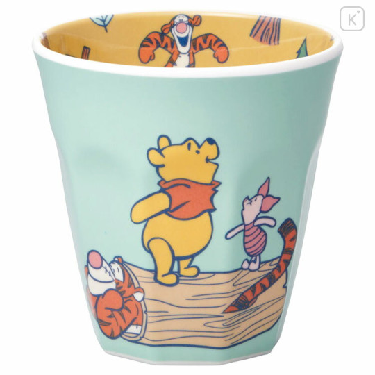 Japan Disney Melamine Tumbler - Pooh & Friends / Adventure - 1