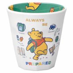Japan Disney Melamine Tumbler - Pooh / Always Be Prepared