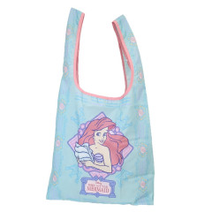 Japan Disney Eco Shopping Bag - The Little Mermaid Ariel / Blue Green