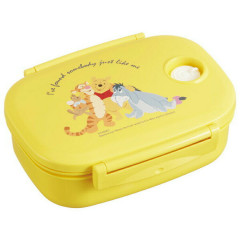 Japan Disney Bento Lunch Box 800ml - Pooh & Eeyore & Tigger / Yellow