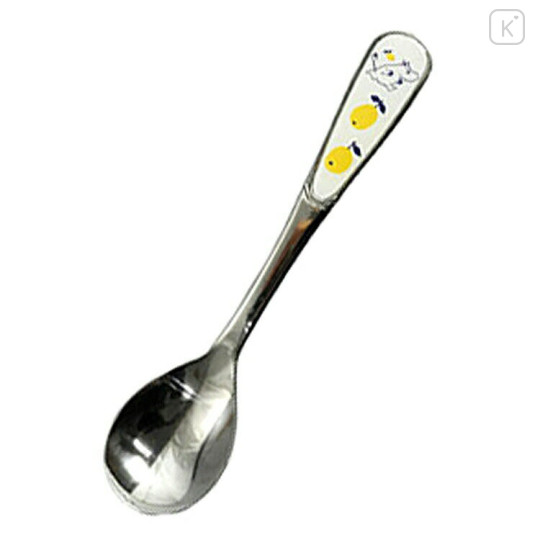 Japan Moomin Stainless Steel Spoon - Moomintroll / Lemon - 1