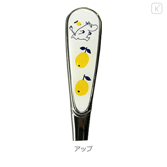 Japan Moomin Stainless Steel Spoon - Moomintroll / Lemon - 2