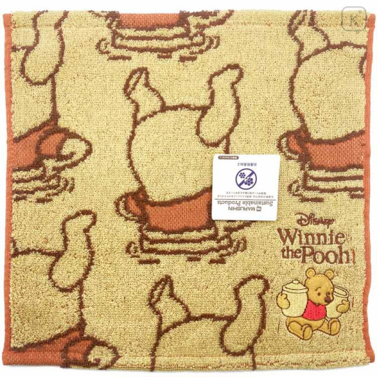 Japan Disney Jacquard Towel Handkerchief - Pooh / Honey - 1