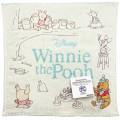 Japan Disney Jacquard Towel Handkerchief - Pooh & Piglet / Party Time - 1