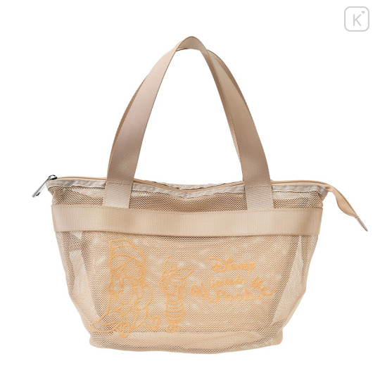 Japan Disney Store Mesh Tote Bag - Pooh & Piglet - 1