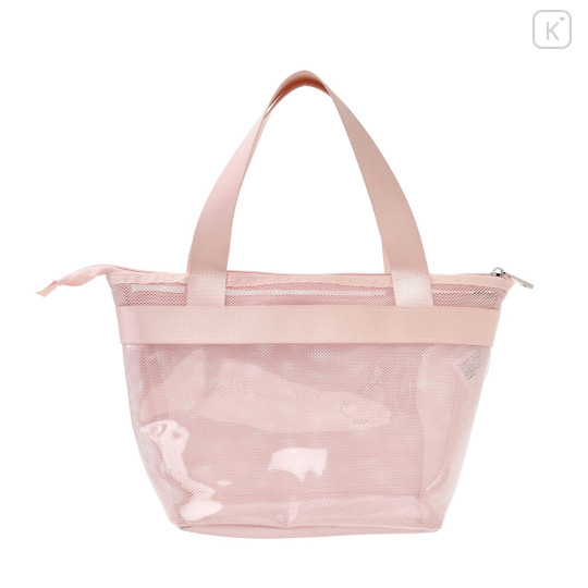 Japan Disney Store Mesh Tote Bag - Minnie Mouse : Pink - 4