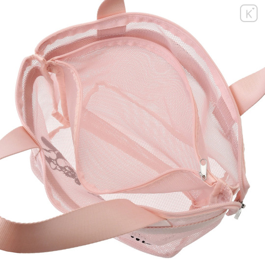 Japan Disney Store Mesh Tote Bag - Minnie Mouse : Pink - 7