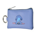 Japan Disney Store Mini Flat Pouch Multi-Case with Carabiner - Stitch : Butt - 2
