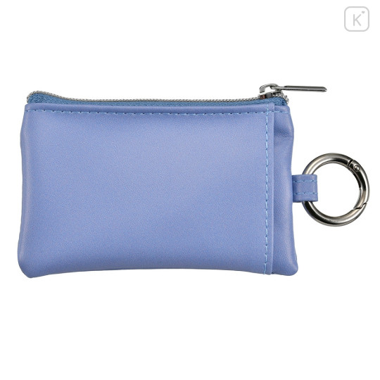Japan Disney Store Mini Flat Pouch Multi-Case with Carabiner - Stitch : Butt - 3