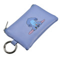 Japan Disney Store Mini Flat Pouch Multi-Case with Carabiner - Stitch : Butt - 5