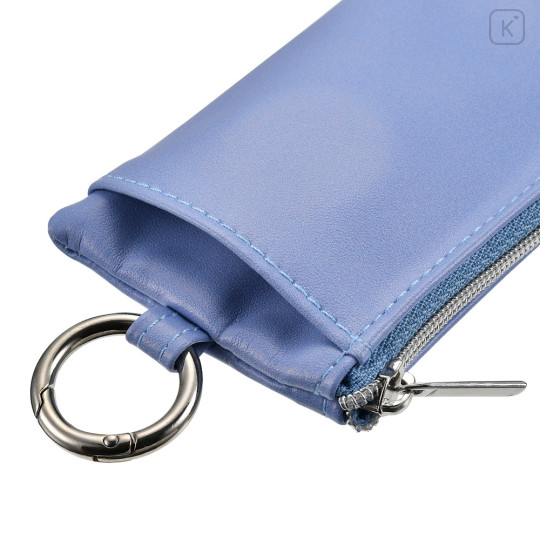 Japan Disney Store Mini Flat Pouch Multi-Case with Carabiner - Stitch : Butt - 7