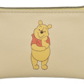 Japan Disney Mini Flat Pouch Multi-Case with Carabiner - Pooh - 4