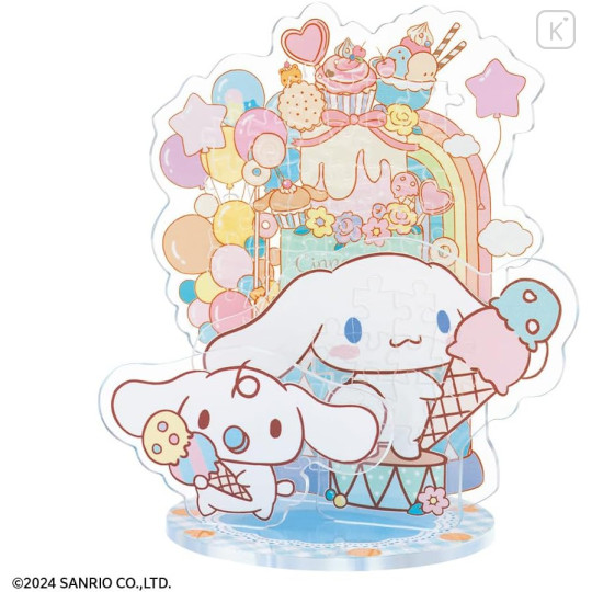 Japan Sanrio Acsta Pop Acrylic Stand Puzzle - Cinnamoroll & Milk - 1