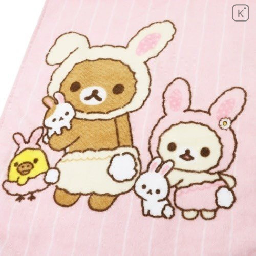 Japan San-X Rilakkuma Fluffy Towel - Easter Bunny - 2