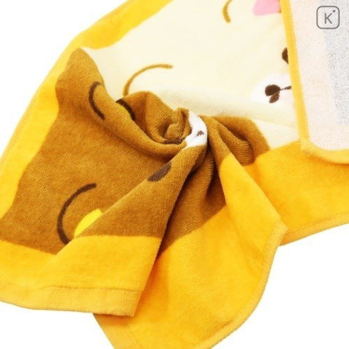 Japan San-X Rilakkuma Fluffy Towel - Face - 3