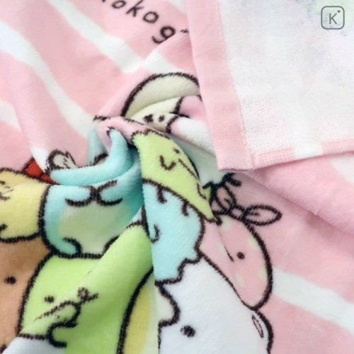 Japan San-X Fluffy Towel - Sumikko Gurashi / Pink Border - 2