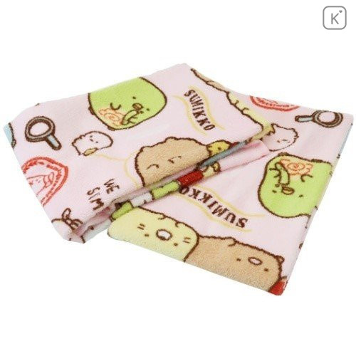 Japan Sumikko Gurashi Fluffy Towel - Pink 2 pcs - 2