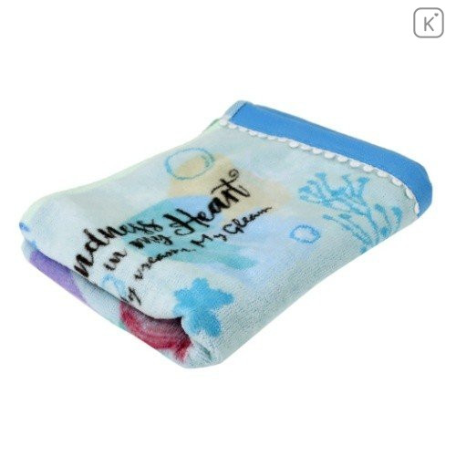 Japan Disney Long Towel - Little Mermaid Ariel / Free Ocean - 3