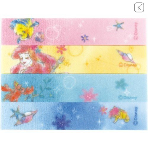Japan Disney Sticky Notes - Princess Little Mermaid Ariel with Case - 2