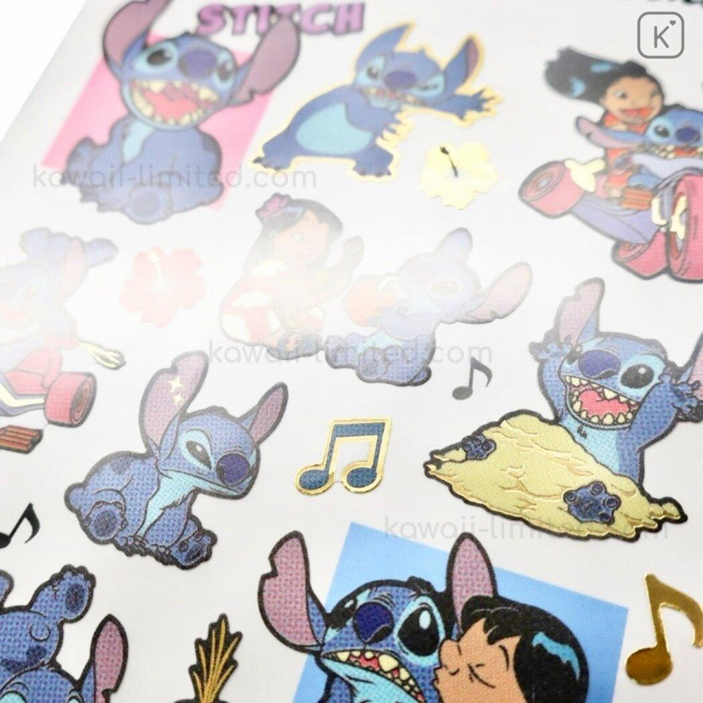 Stitch Stickers Disney Character Lilo And Stitch Cute Cartoon Kawaii