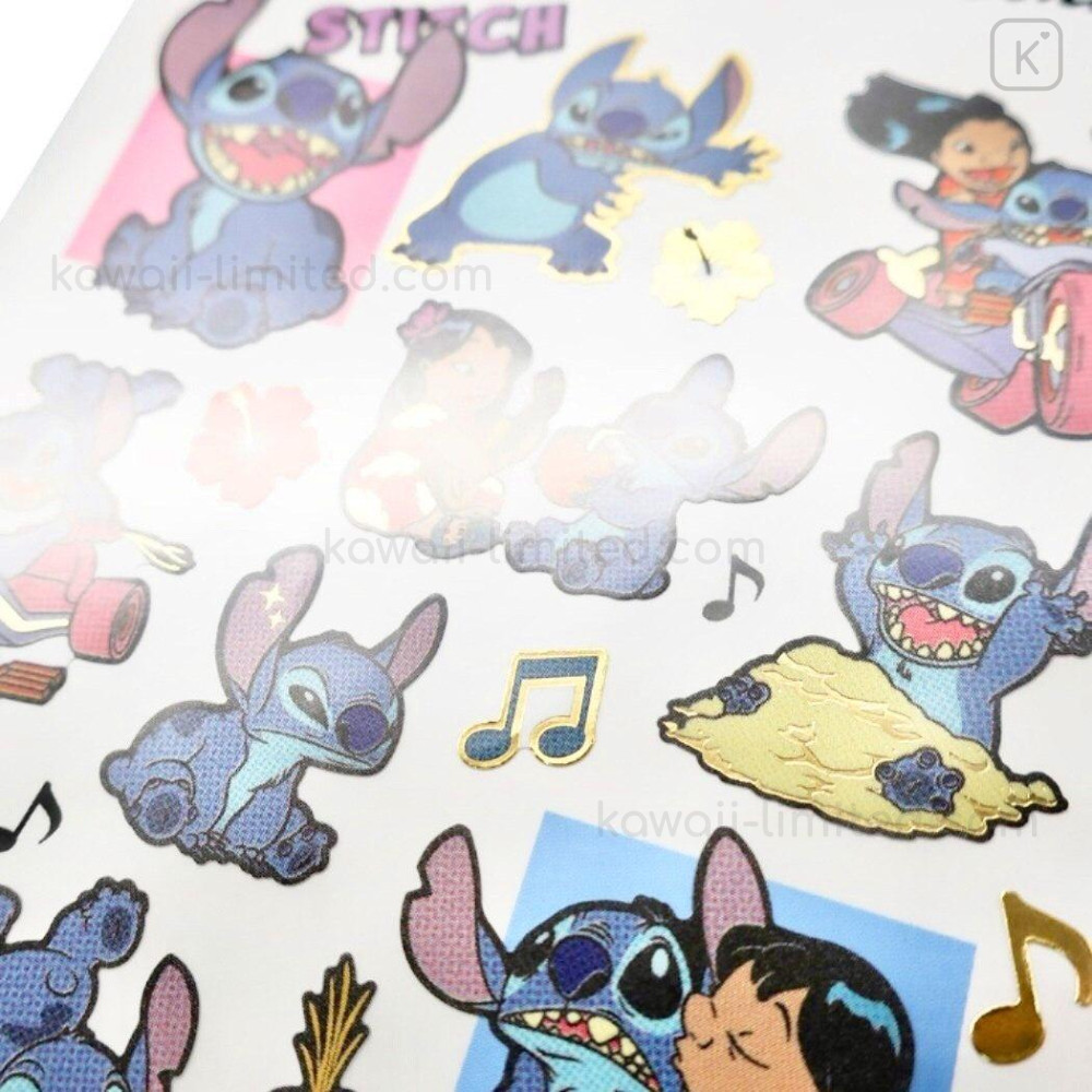 Japan Disney Upbeat Friends Stickers - Lilo & Stitch