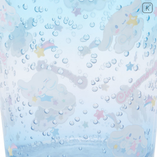 Japan Sanrio Acrylic Tumbler Clear Airy - Cinnamoroll - 4