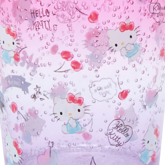 Japan Sanrio Acrylic Tumbler Clear Airy - Hello Kitty - 4