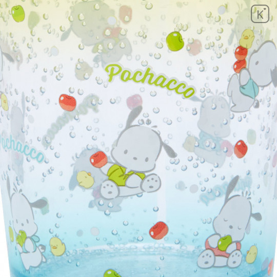 Japan Sanrio Acrylic Tumbler Clear Airy - Pochacco - 3
