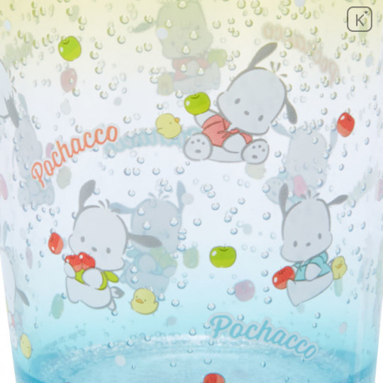 Japan Sanrio Acrylic Tumbler Clear Airy - Pochacco - 4
