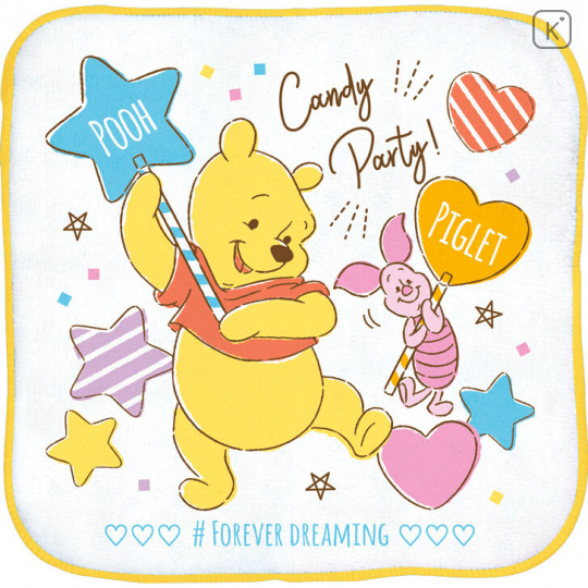 Japan Disney Ceramic Mug - Winnie the Pooh & Piglet Candy Party - 2