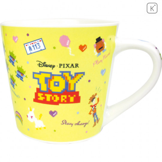 Japan Disney Ceramic Mug - Toy Story Characters Yellow - 1