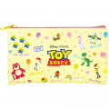 Japan Disney Pouch Makeup Bag Pencil Case - Toy Story Characters Yellow - 1