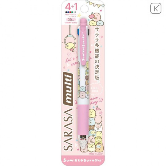 Japan San-X Sarasa Multi 4+1 Pen & Mechanical Pencil - Sumikko Gurashi - 1