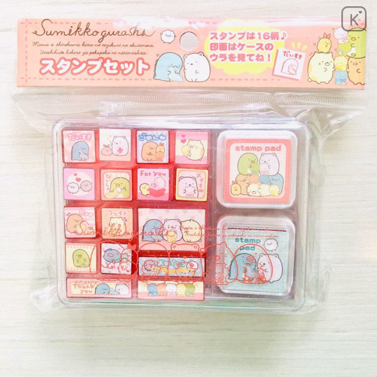 Japan San-X Stamp Chops Set (M) - Sumikko Gurashi / FT48401 - 1