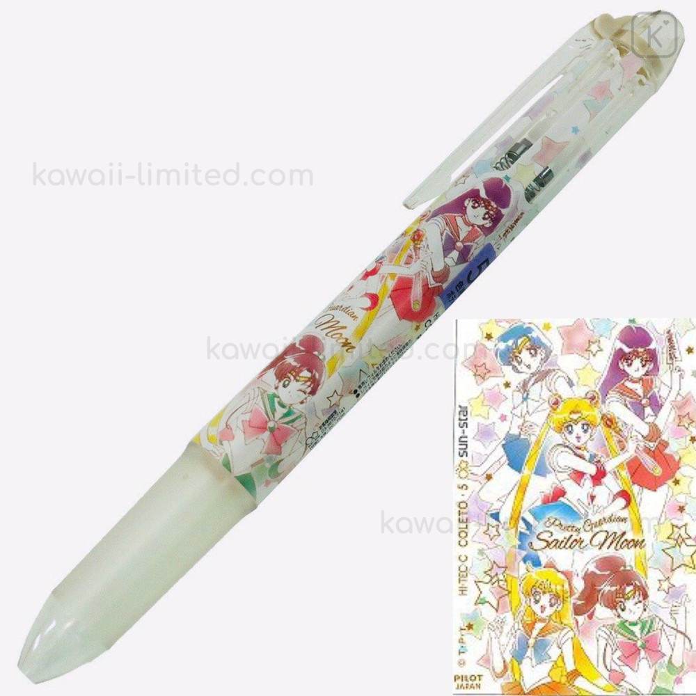 Japan Sailor Moon Hi-Tec-C Coleto 5 Color Barrel - Light Yellow