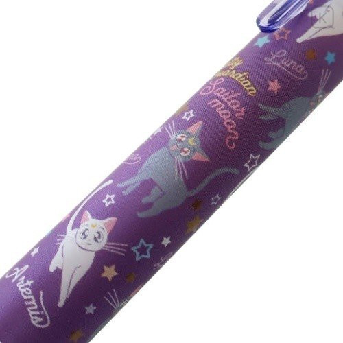 Japan Sailor Moon Hi-Tec-C Coleto 5 Color Barrel - Luna & Artemis - 2