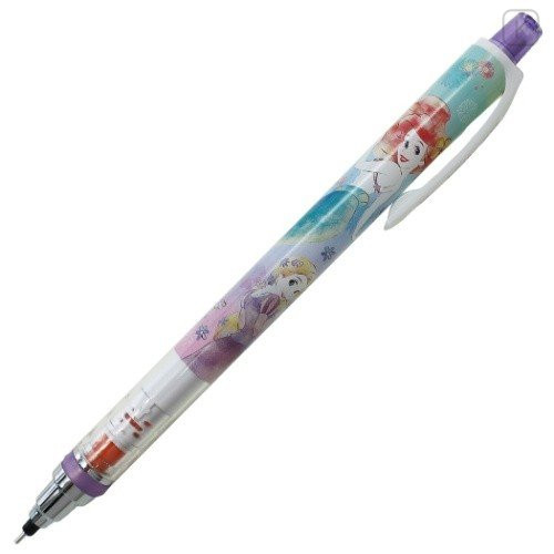 Japan Disney Princess Kuru Toga Mechanical Pencil - Ariel & Rapunzel & Jasmine - 2