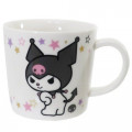 Japan Sanrio Pottery Mug - Kuromi Stars - 1