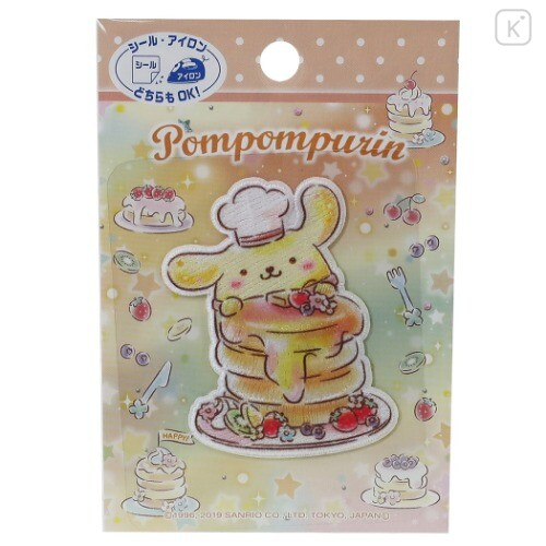 Japan Sanrio Iron-on Applique Patch - Pompompurin / Pancake - 1