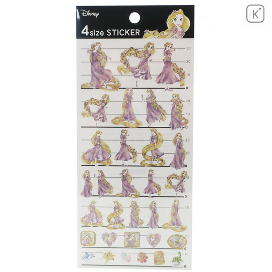 Japan Disney 4 Size Sticker - Princess Rapunzel C - 1