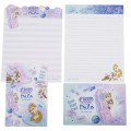 Japan Disney Letter Envelope Set - Chip & Dale Purple - 1