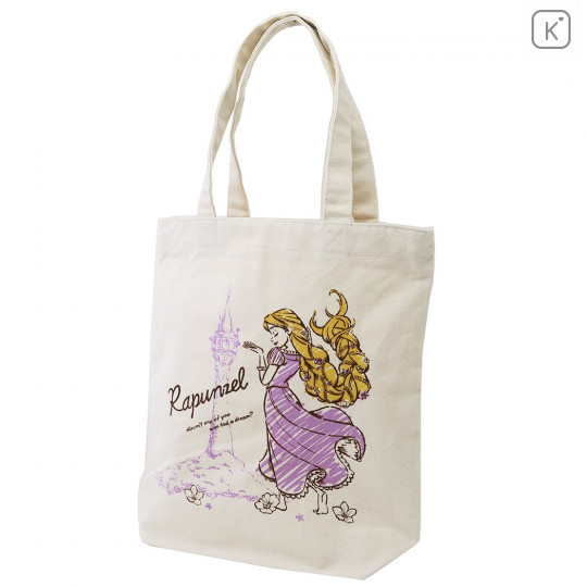 Japan Disney Cotton Shopping Bag - Princess Rapunzel - 1