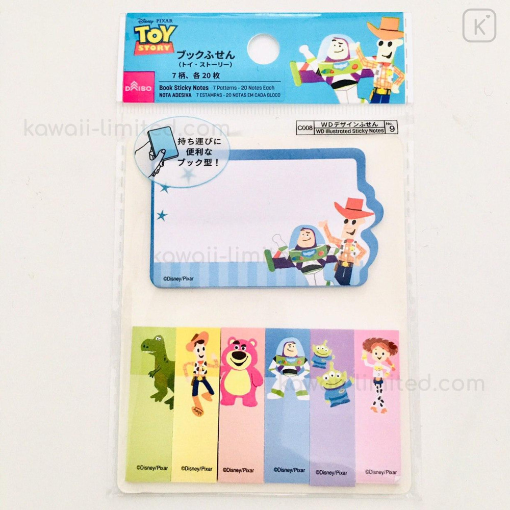 Japan Disney Book Sticky Notes - Toy Story | Kawaii Limited