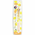Japan San-X FriXion Ball 3 Slim Multi Color Erasable Gel Pen - Rilakkuma / Lemon - 1