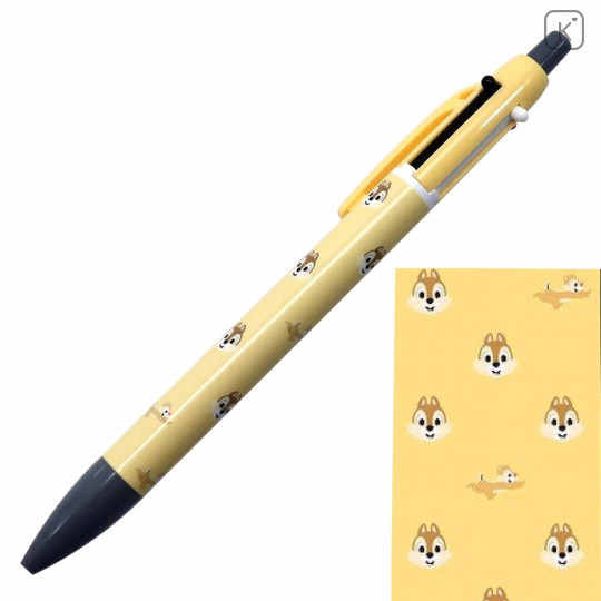 Japan Disney 2+1 Multi Color Ball Pen & Mechanical Pencil - Chip & Dale - 1