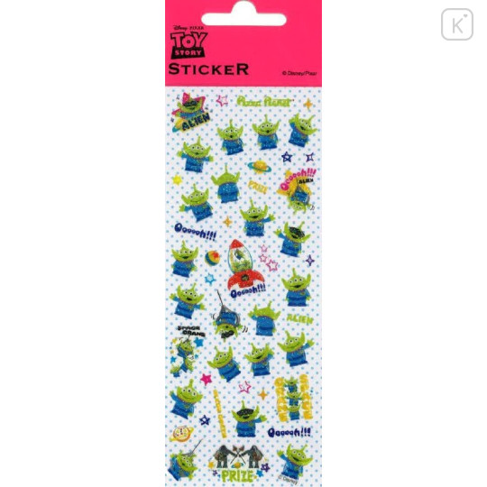Japan Disney Sticker - Toy Story Little Green Men - 1