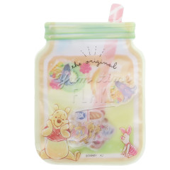 Japan Disney Masking Seal Flake Sticker - Winnie The Pooh Yummy Time