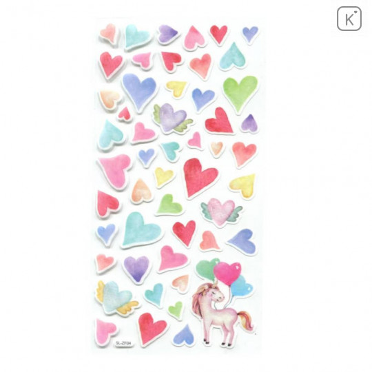 Colorful Stickers - Heart - 2