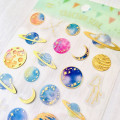 Colorful Stickers with Foil Gold - Planet - 3